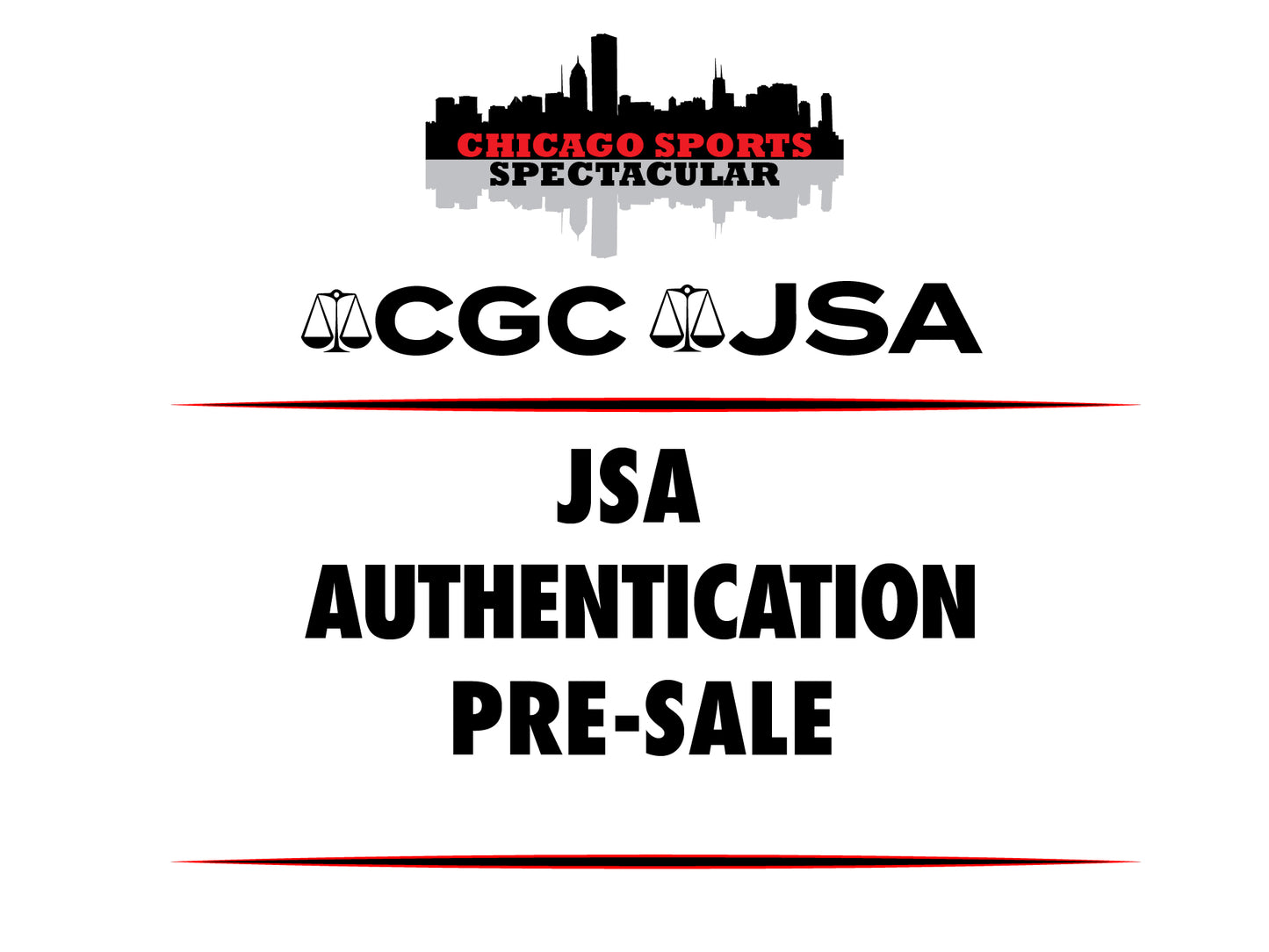 JSA Authentication PRE SALE Ticket - $12