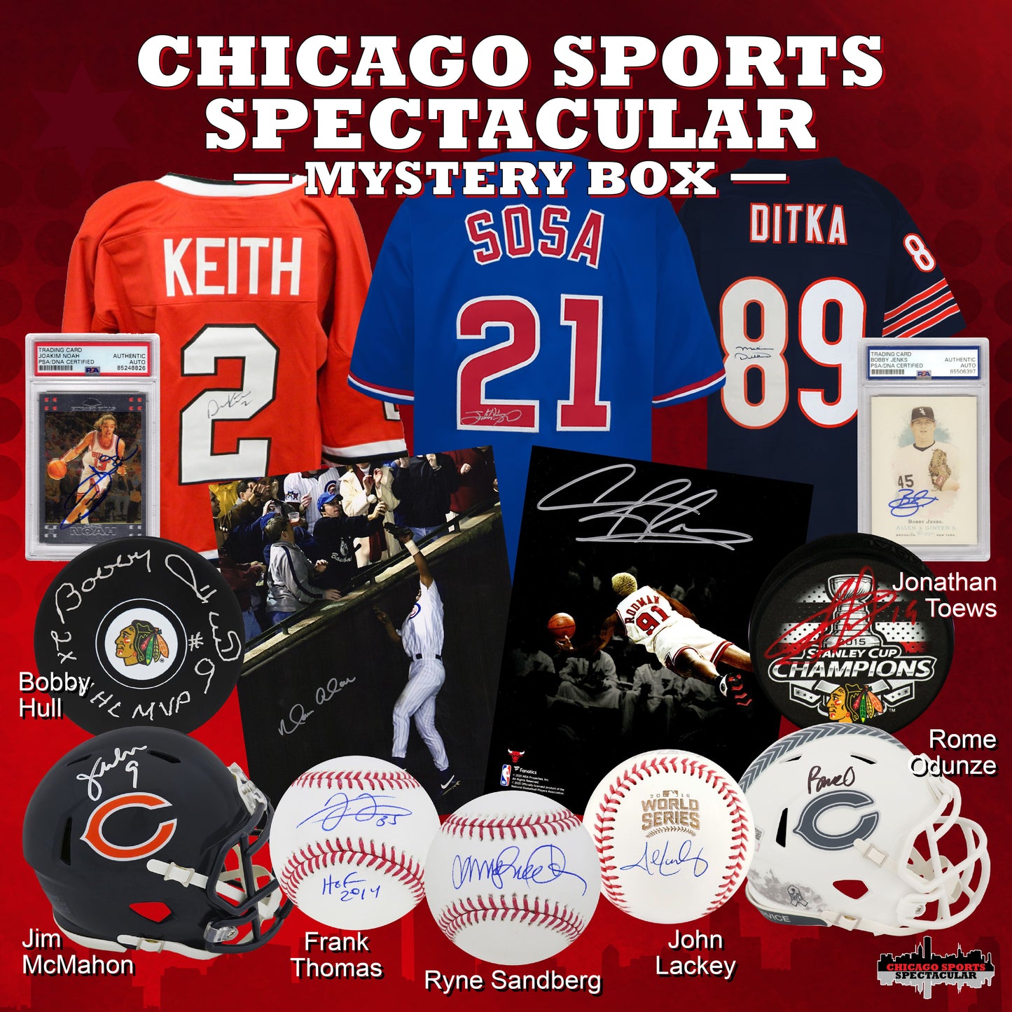 Chicago Show Exclusive Autographed Mystery Box (4 Signed Items Per Box) (Limited to 150)