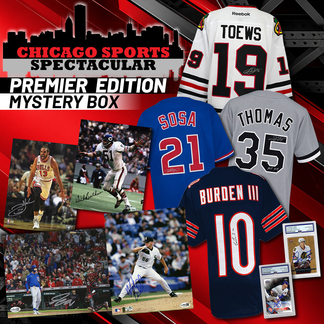 Chicago Show Exclusive PREMIER Autographed Mystery Box – (3 Signed Chicago Items Per Box) (Limited to 100)