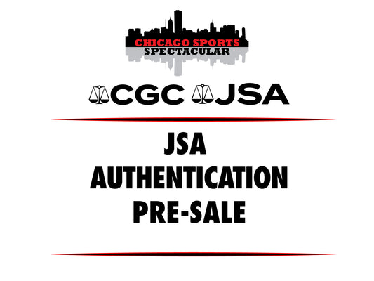 JSA Authentication PRE SALE Ticket - $12